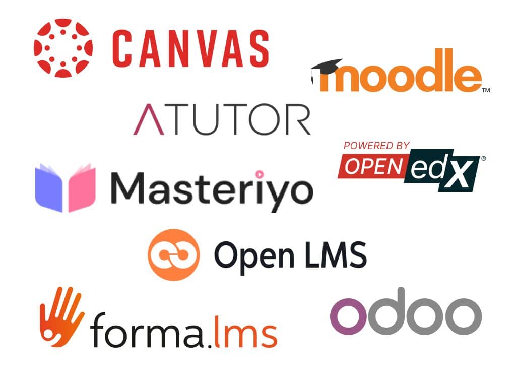 open source lms system logos